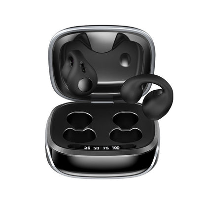 JX80 bone conduction clip on Bluetooth earphones with spray code noise reduction, high battery life, and no delay