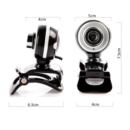 Online course with 480P high-definition camera and built-in sound-absorbing microphone for video recording