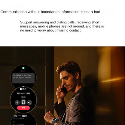 KT85 Smart Watch Bluetooth Call Flashlight Heart Rate Oximeter Step Multi functional Outdoor Watch
