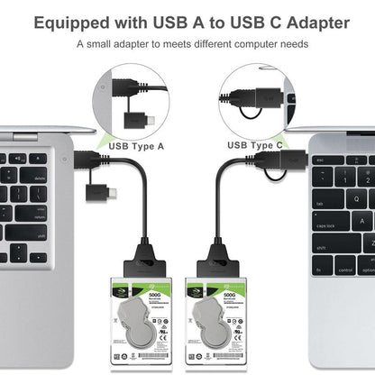 USB 3.0 hard drive cable 2-in-1 easy drive cable computer optical drive 2.5-inch mechanical solid-state drive data cable 20CM