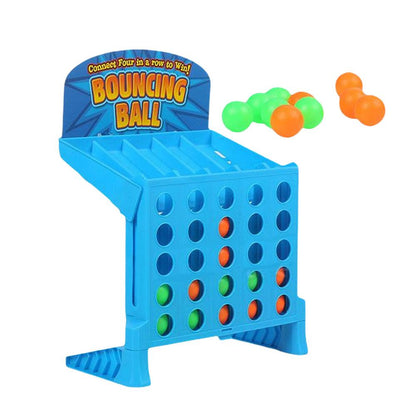 Bouncing Linking Shots Children Educational Multiplayer Toys Hand-held Jumping Ball Quadruple Chess Fun Parent-Child Game