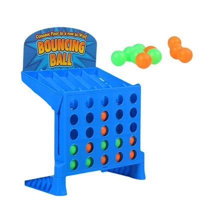 Bouncing Linking Shots Children Educational Multiplayer Toys Hand-held Jumping Ball Quadruple Chess Fun Parent-Child Game
