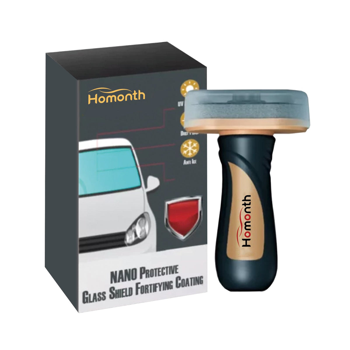 Nano Protective Glass Shield Fortifying Coating, Automotive Waterproof Dustproof UV Coating Glass