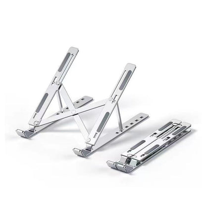 Notebook Stand Foldable Portable Base Cooling Pad High Bracket Aluminum Alloy Desktop Stable Computer Holder