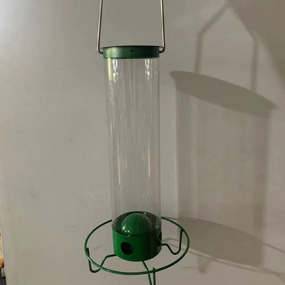 Squirrel-Proof Spinning Bird Feeder, Hanging Weight-Activated Seed Dispenser