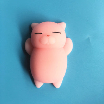 Squishy Soft Cute Cat Wipes Antistress Boot Ball Decompression Sticky Eliminate Pets Fun Stress Squishies Squeeze Friet Kit Toys