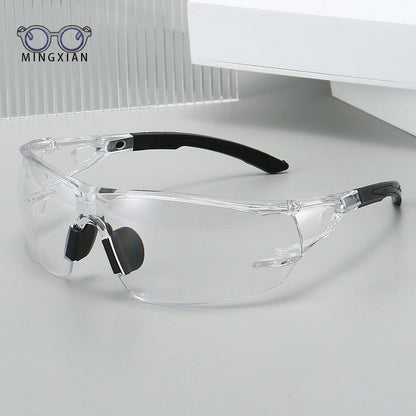 Professional Cycling Protective Glasses Frameless Integrated Safety Goggles Windproof