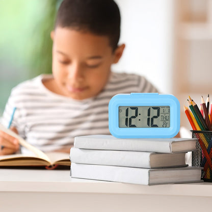Household Digital LED Alarm Clock – Battery-Powered, Multi-Functional for Bedroom Bedside & Room Table, Ideal Home Decor