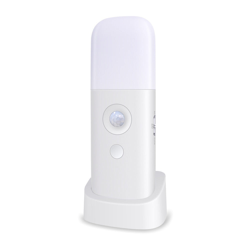 Intelligent infrared human body sensor light, LED sensor light, night light, dimming, USB charging, bedroom bedside lamp
