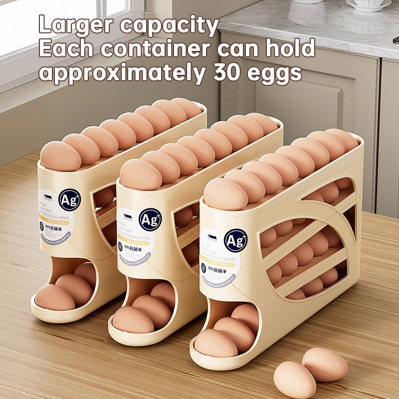 Slide-Roll Egg Box (Fridge Side Door Special Fresh-Keeping)