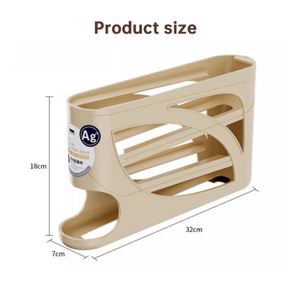 Slide-Roll Egg Box (Fridge Side Door Special Fresh-Keeping)