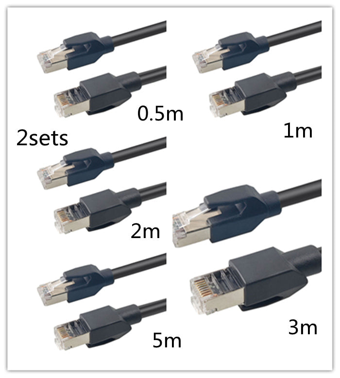 Gaorou Super Category 6 Gigabit High-speed Double-shielded Network Cable