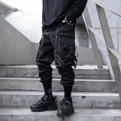 Cargo Jogger Paratrooper Pants Casual Long Trousers For Fall And Winter