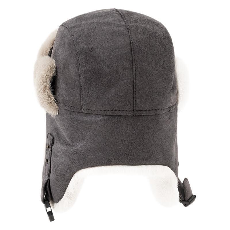 Winter Warm Suede Earmuffs Hat