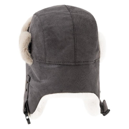 Winter Warm Suede Earmuffs Hat