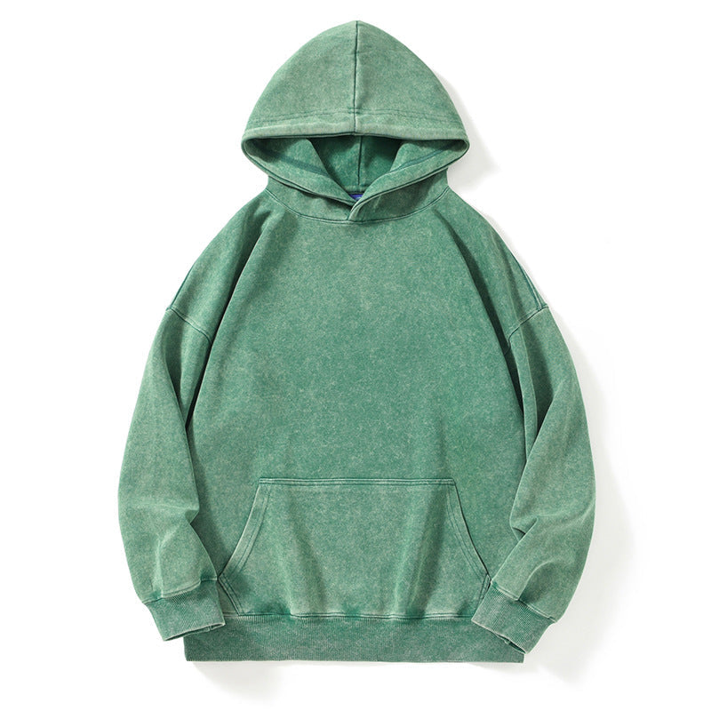 Combed Velvet Cotton Hooded Sweater