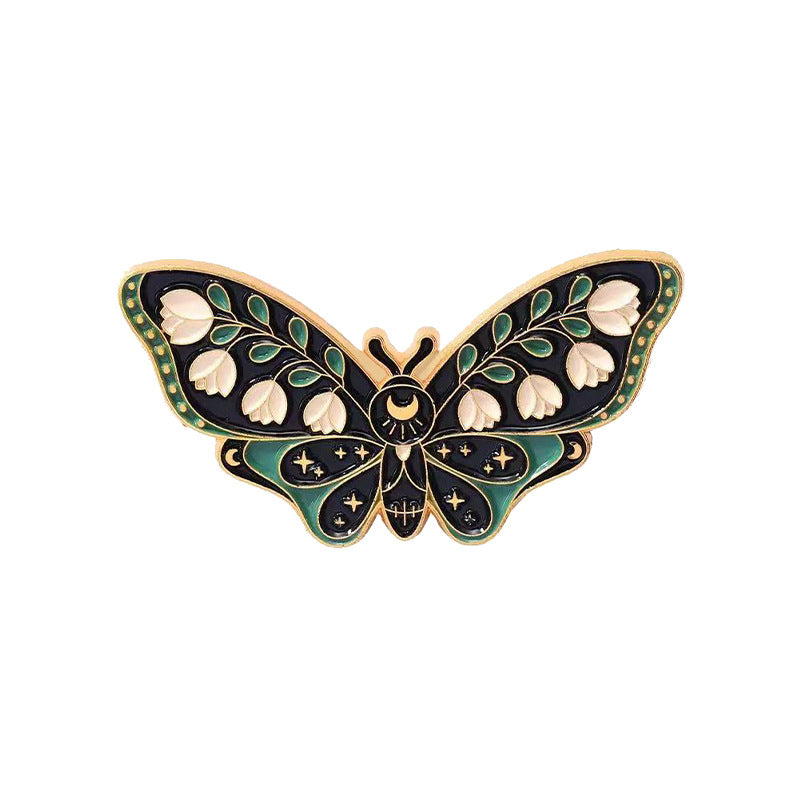 Insect-shaped Metal Badge With A Personalized Design
