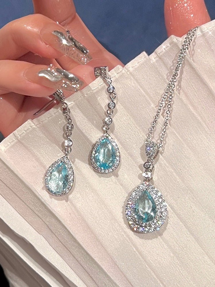 Mermaid Tears Gem Jewelry Set