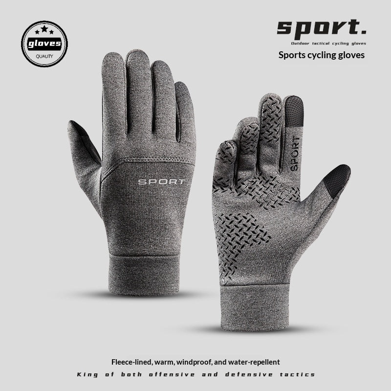 Mens Warm Outdoor Cycling Gloves