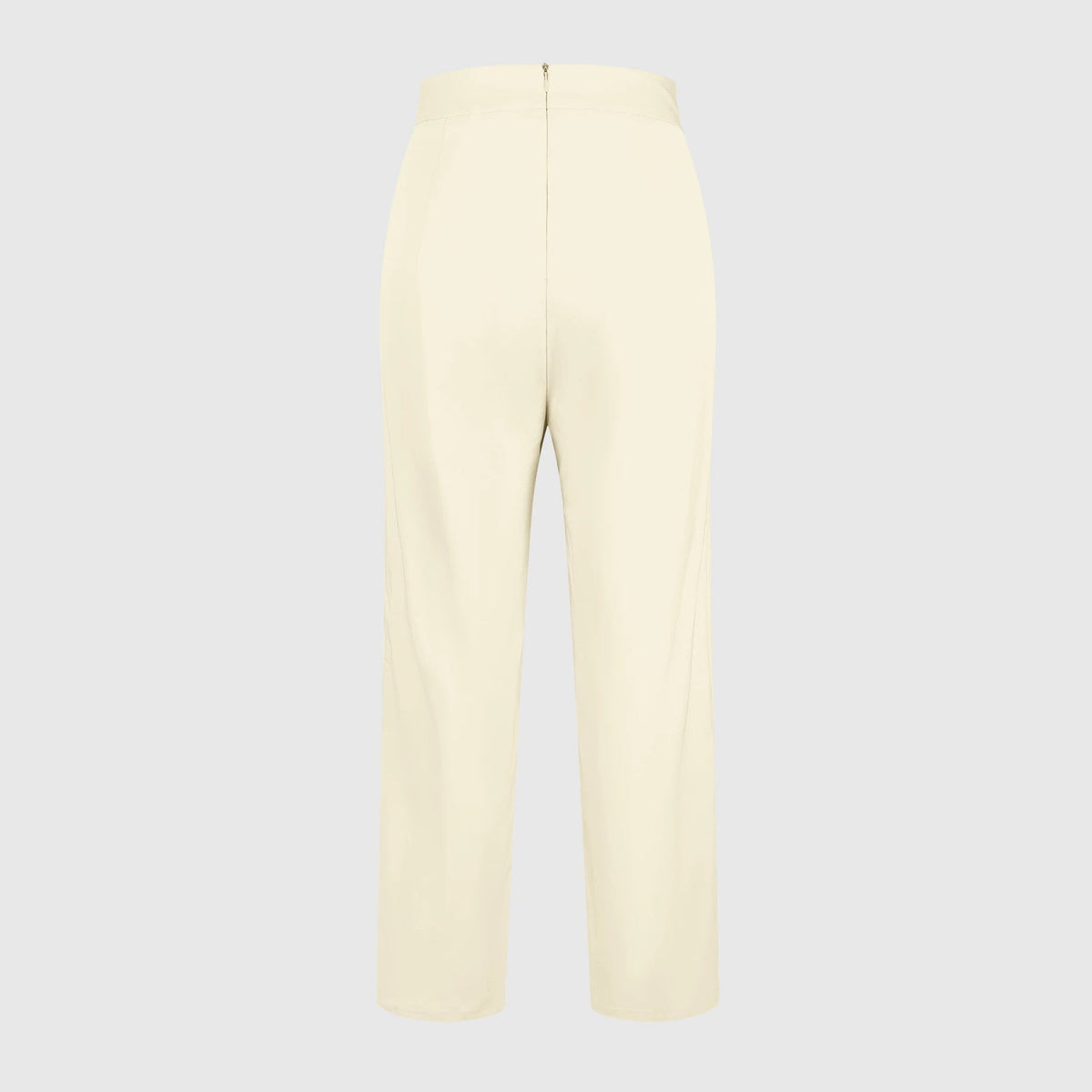 Design-focused Irregularly Crossed Mid-rise Tailored Trousers