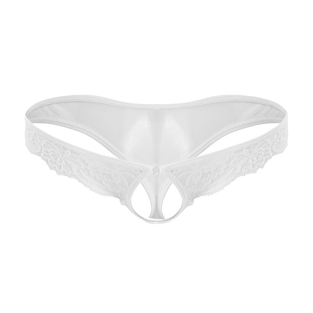 Men's Transparent Lace T-back