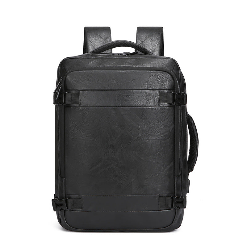 Multi-functional Scalable Computer Bag Solid Color
