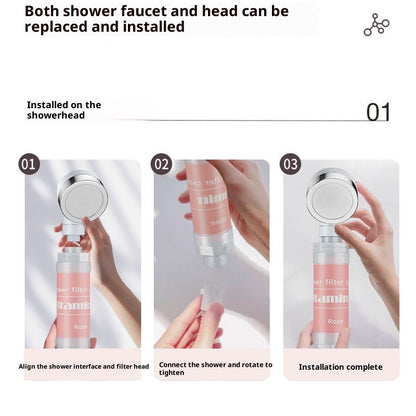 Bath Nozzle Shower Filter Fragrance Bath Rod