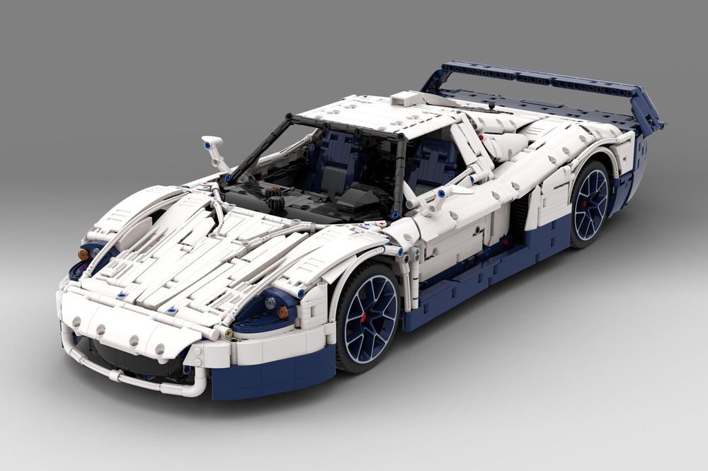 Super Sports Car Splicing Technological Blocks Toys