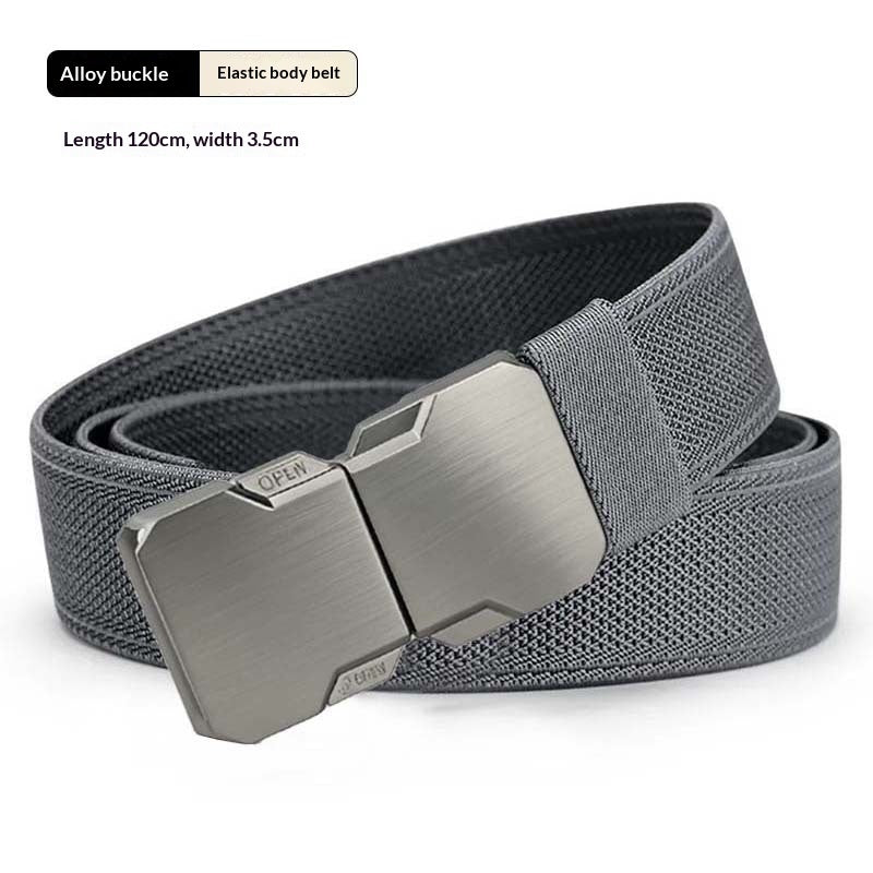 Mens Nylon Canvas Tactical Belt With Adjustable Buckle For Custom Fit