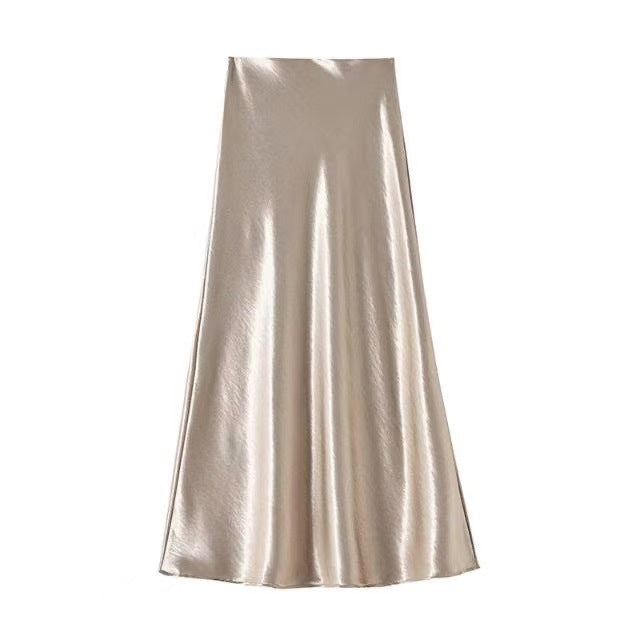 HQ Acetate Satin Skirt For Women