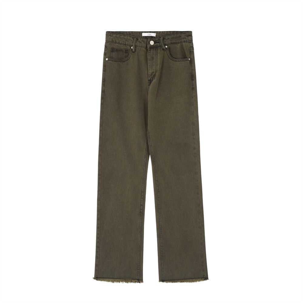 Casual Straight-leg Jeans For Men