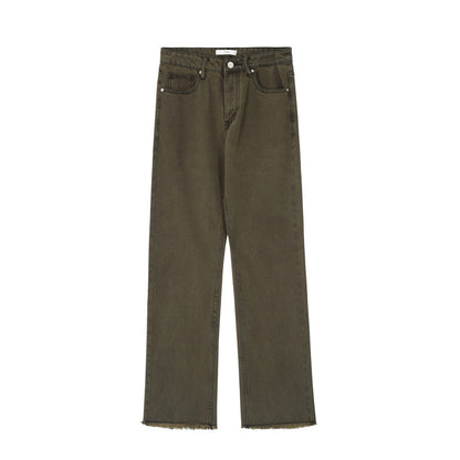 Casual Straight-leg Jeans For Men