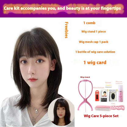 Women's Human Hair Wig Head Cover