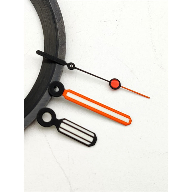 Oak Three-hand Watch Hands Raised With Green Luminous Coating NH35 Hands Compatible With NH364R Movements