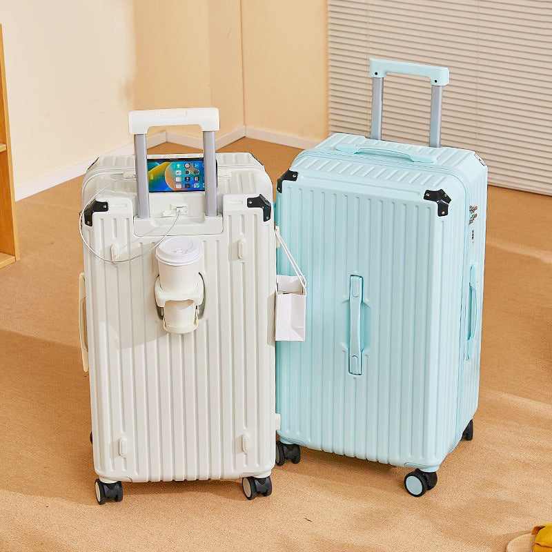 Luggage Large Capacity Student Trolley Case Thickened Strong Durable With Cornerite Password Suitcase