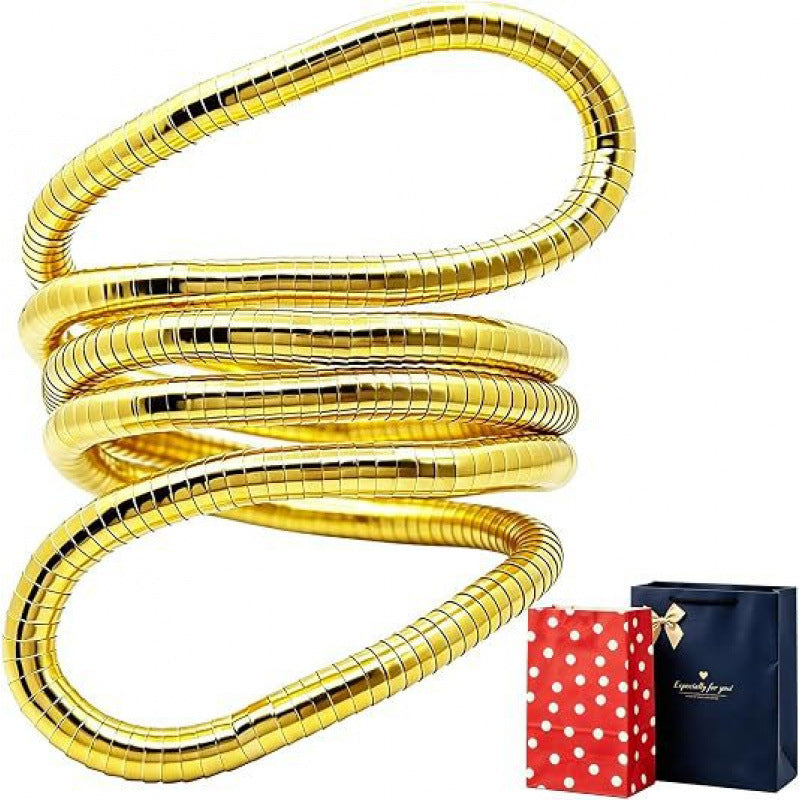 European And American-style Personalized Flexible Snake-chain Necklace