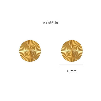 Simple And Versatile Ladies' 316 Stainless Steel Earrings