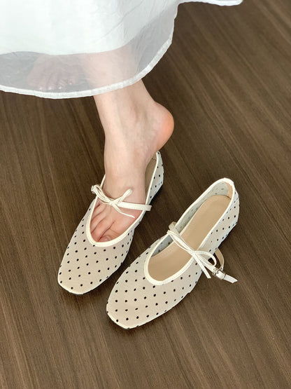 Mesh Breathable Ballet Flats For Women