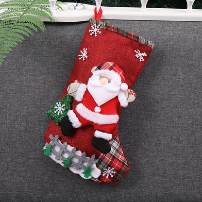 Santa Claus Socks Christmas Tree Pendant