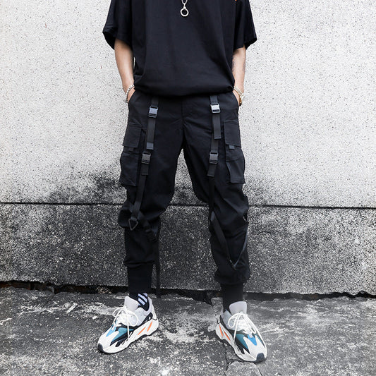 Men's Fashionable Pocketed Cargo Jogger Pants