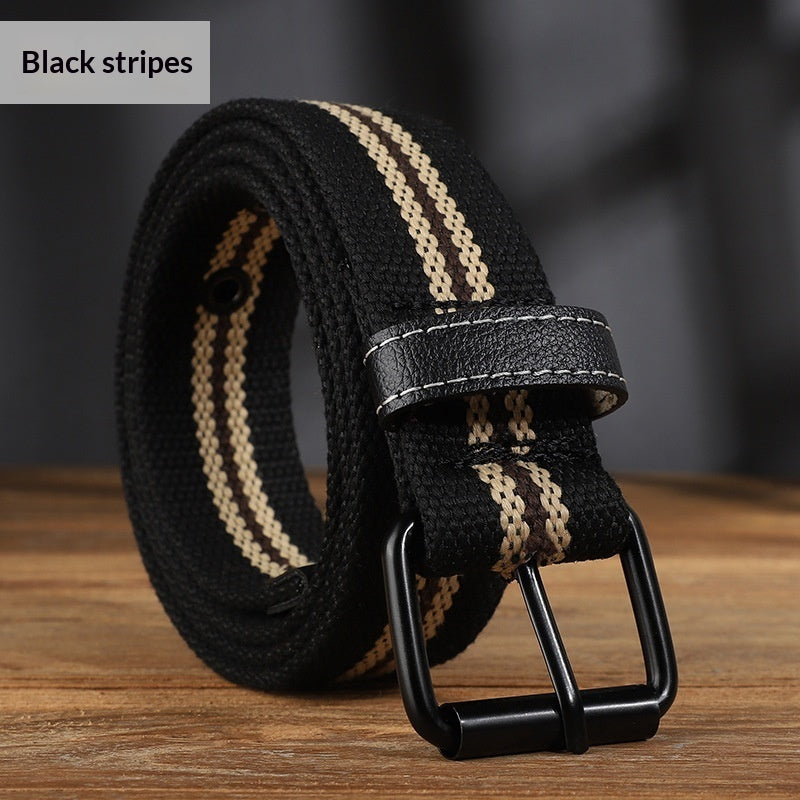 Unisex Thickened Canvas Belt