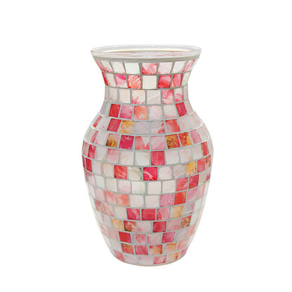 Colorful Mosaic Glass Vase Decoration
