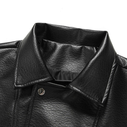American-style Vintage Leather Jacket For Men