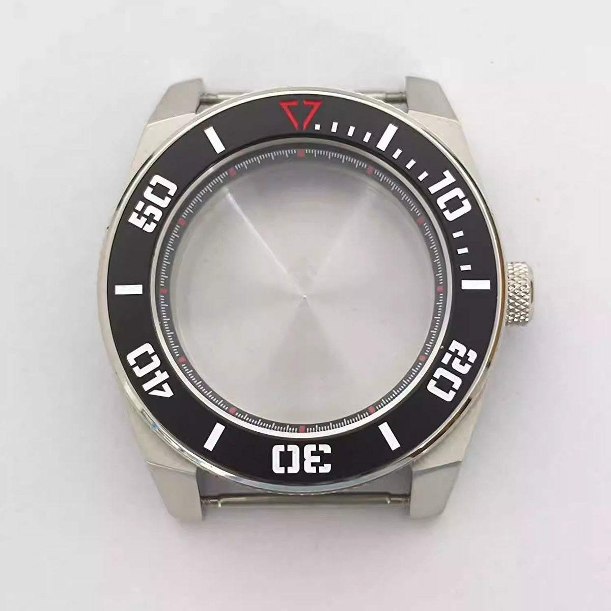 43mm 316 Stainless Steel Aluminum Bezel Watch Case Accessory