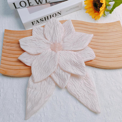 Womens Hand-Sewn Flower DIY Brooch