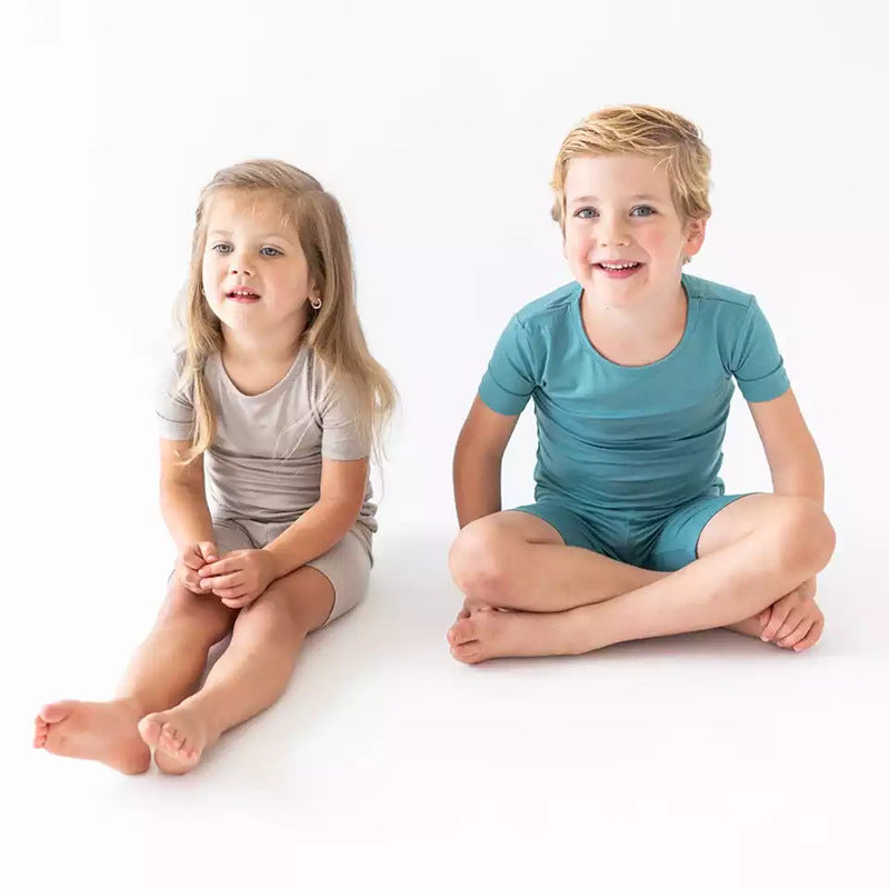 New Summer Bamboo Fiber Children Suit