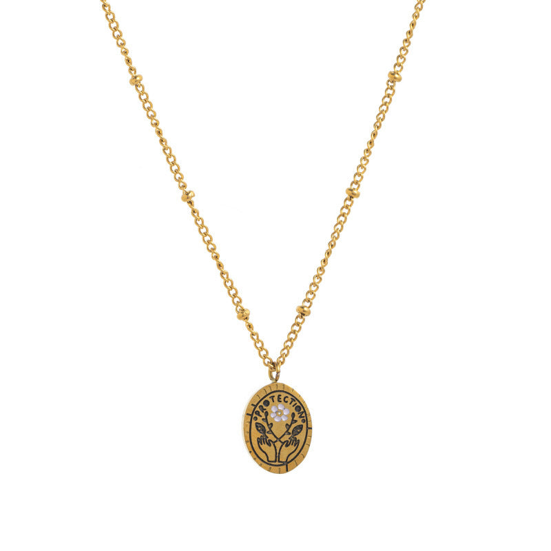 Retro Versatile 18k Necklace And Bracelet