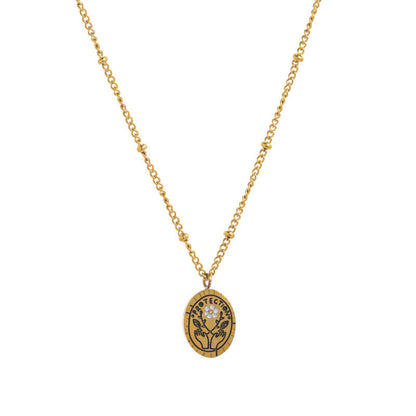 Retro Versatile 18k Necklace And Bracelet