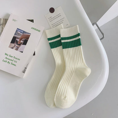 Embroidered Socks For Children With Double Stitches