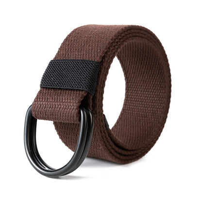 Double Ring Buckle Belt Men And Women